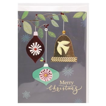 New Year's Card with an Envelope Shimmer 19х12см - buy, prices for MegaMarket - photo 8