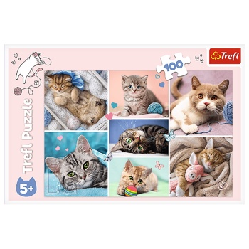 Trefl In World of Cats Puzzle 100 elements - buy, prices for Tavria V - photo 2