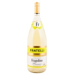 Напій винний ігристий Fratelli Fragolino Bianco білий напівсолодкий 6-6,9% 1,5л