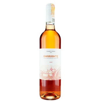 Вино Amarante Rose розовое полусухое 10% 0,75л
