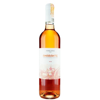 Amarante Rose Pink Semi-dry Wine 10% 0.75l - buy, prices for Auchan - photo 1