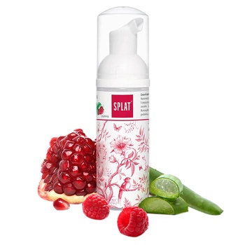 Splat Oral Care Foam сleansing foam for teeth and gums 2 in 1 Raspberry 50ml - buy, prices for Auchan - photo 3