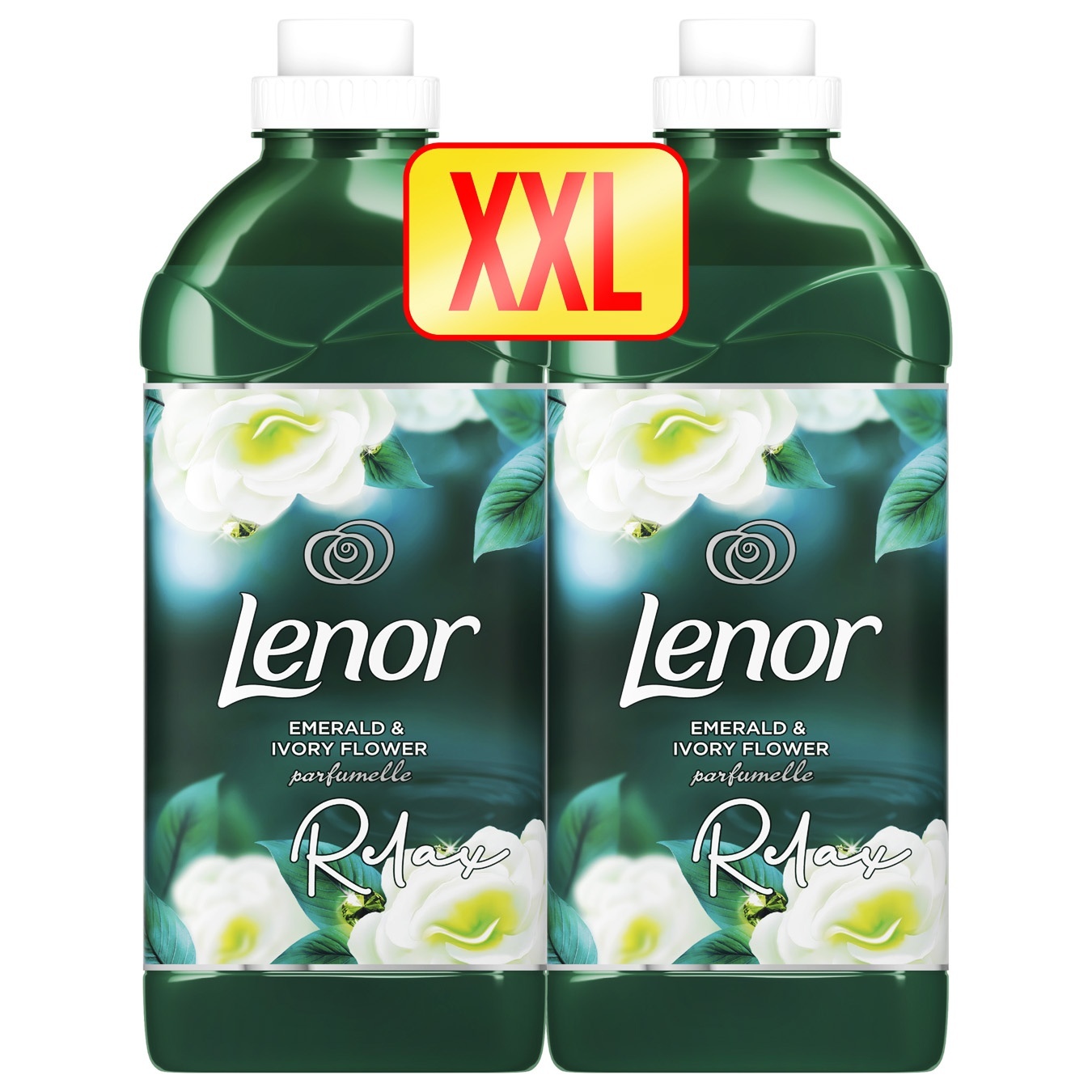 

Кондиционер для белья Lenor Изумруд и цветок айвори 2шт*1080мл