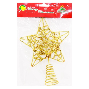 Golden Star Christmas Tree Top MA1936