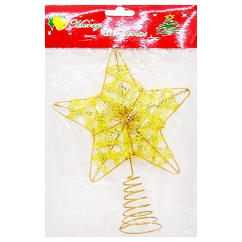 Golden Star Christmas Tree Top MA1935 - buy, prices for - photo 1