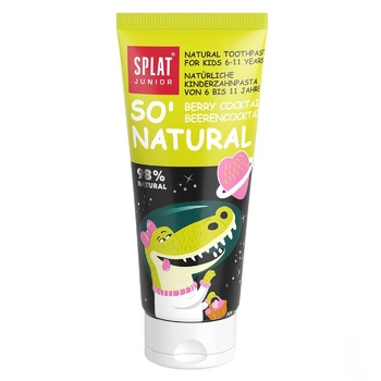 Splat Junior Berry Smoothie Against Bacteria And Caries Protection Baby Toothpaste 73ml - buy, prices for NOVUS - photo 4