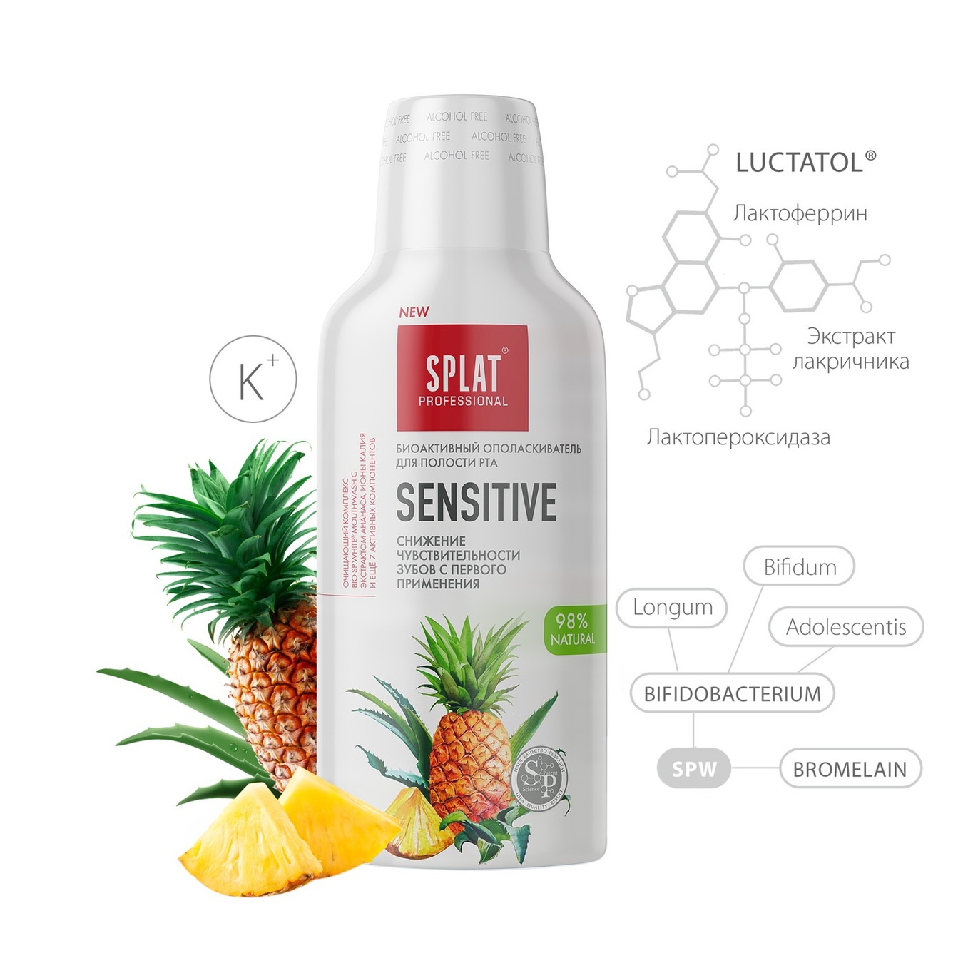 

Ополаскиватель полости рта Splat Sensitive 275мл