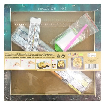 Auchan Diamond Painting Set for Creativity 30*30cm in assortment - buy, prices for Auchan - photo 2