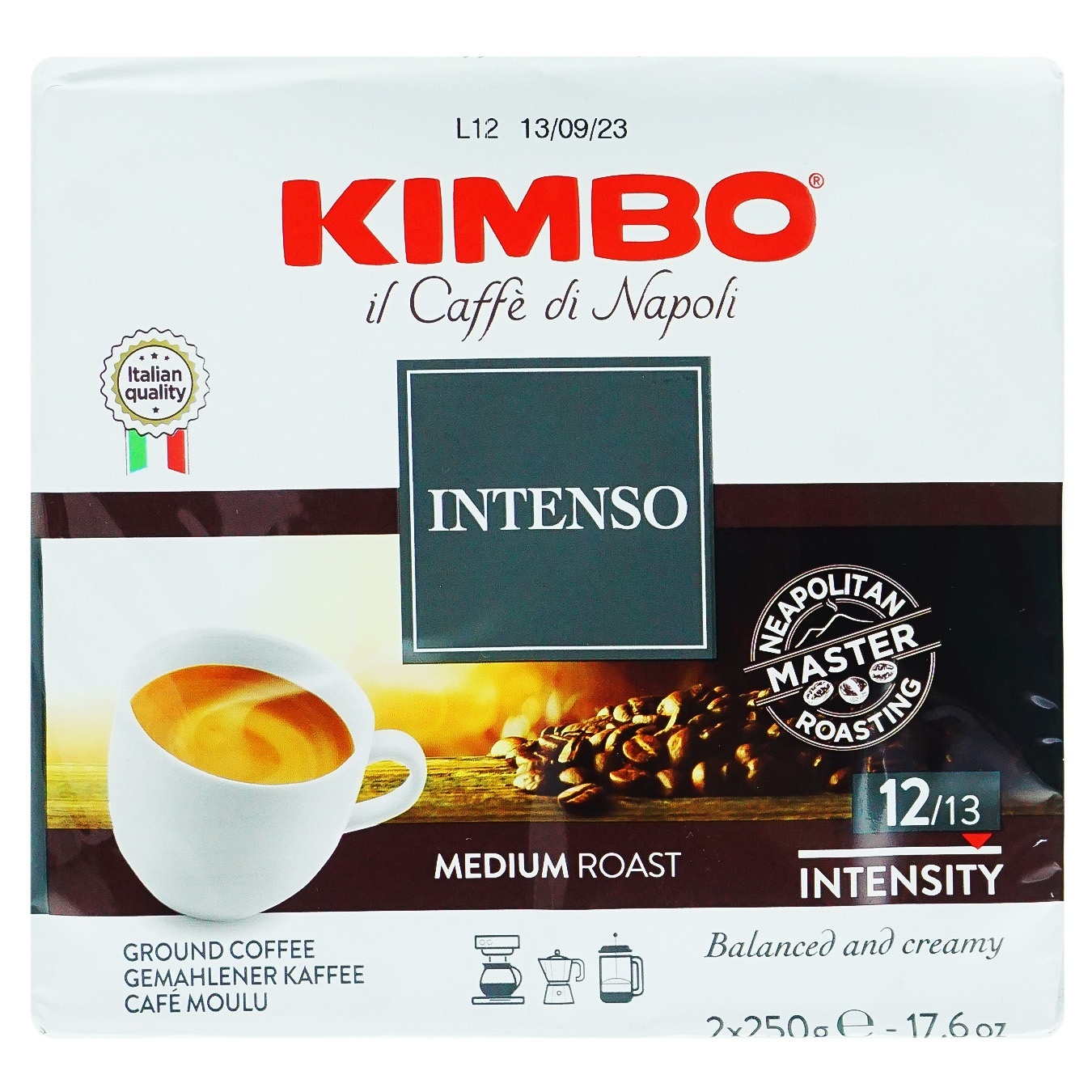 

Мелена кава Kimbo Aroma Intenso 2*250 г