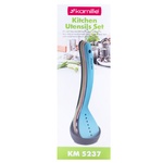 Kamille Kitchen Utensils Set on Stand 5 items
