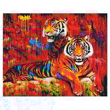 Riviera Blanca Street Art Tigers Painting Set - buy, prices for - photo 1