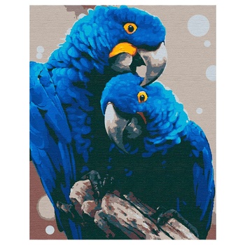 Riviera Blanca Hyacinth Macaws Painting Set