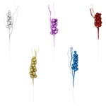 Прикраса Столяр гілка виноградна грона в асортименті 38см