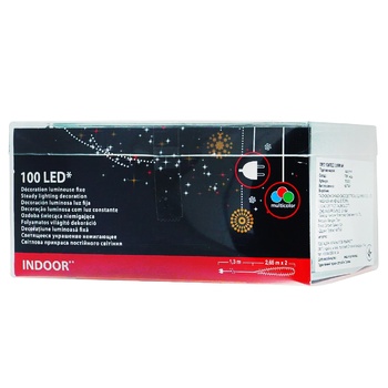 100 LED Multi-colored Garland 3.95m