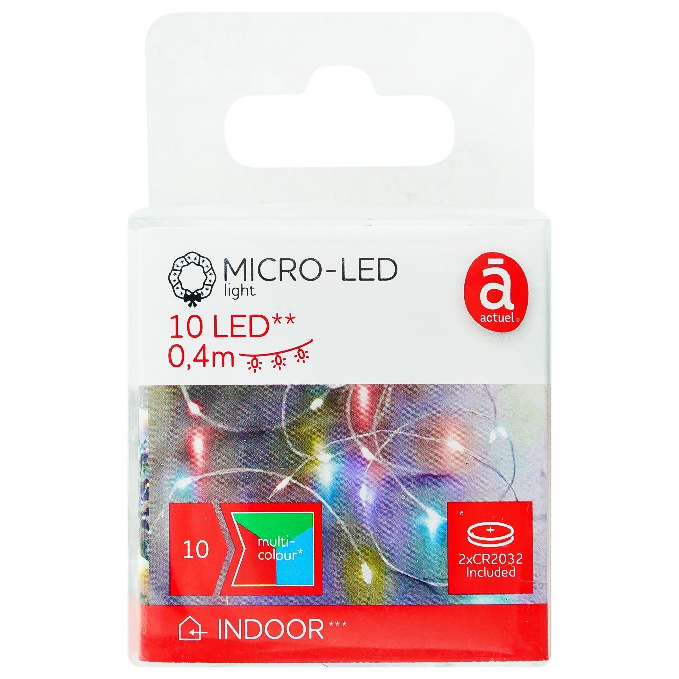 

Гирлянда Actuel 10 LED 0,55м