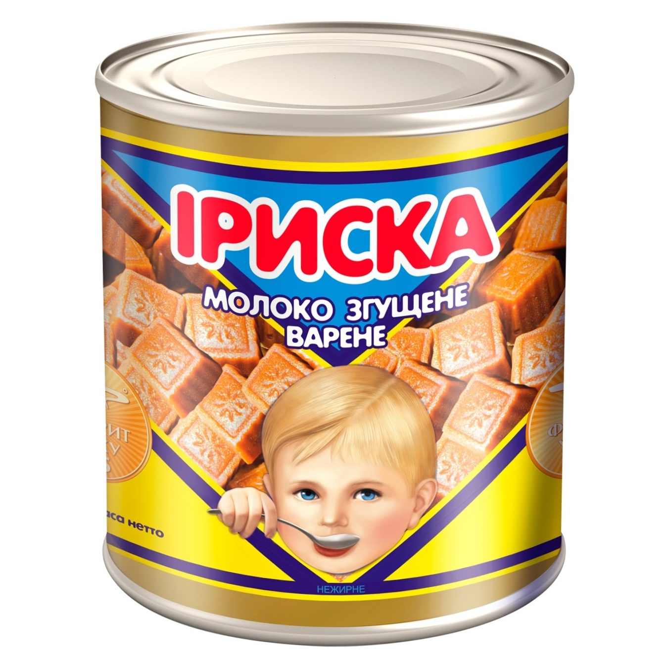 

Молоко сгущенное Первомайский МКК Ириска вареное нежирное 370г