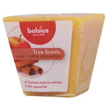 Bolsius True Scents Apple with Cinnamon Candle 47/47 1pc - buy, prices for - photo 1