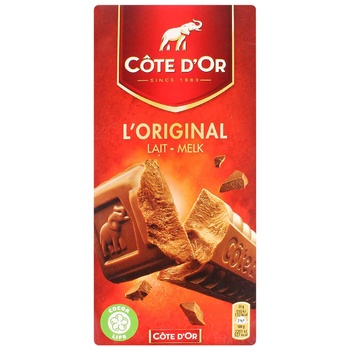 Шоколад Cote D'Or L'original молочный 200г - купить, цены на Auchan - фото 1