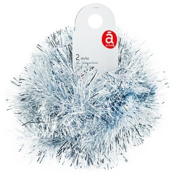 Actuel Silver Tinsel 75mm*2m