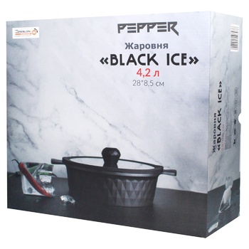 Жаровня Pepper Black Ice 4,2 л Greblon C2 110807 - купити, ціни на - фото 1