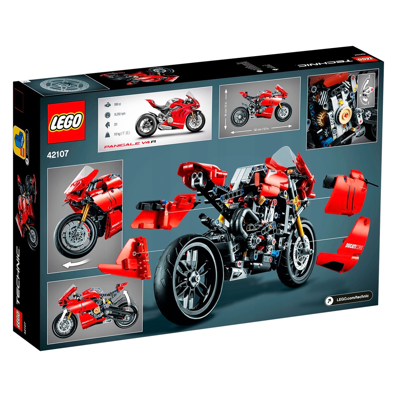 

Конструктор Lego Technic Ducati Panigale V4 R 42107
