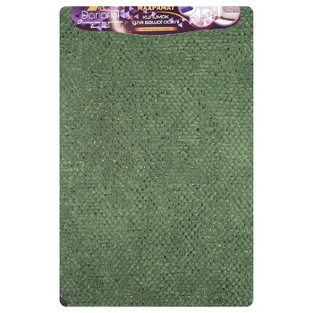 Dariana Ananas Bathroom Mat 80x55cm Green - buy, prices for Tavria V - photo 1