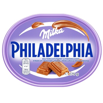 Сир Philadelphia м'який з шоколадом Milka 22% 175г - купити, ціни на METRO - фото 3