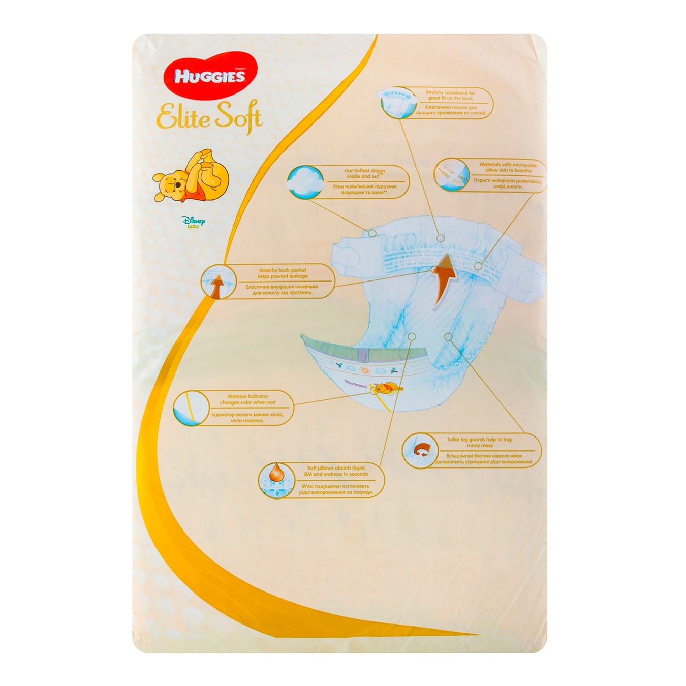

Подгузники Huggies Elite Soft 2 4-6кг 58шт