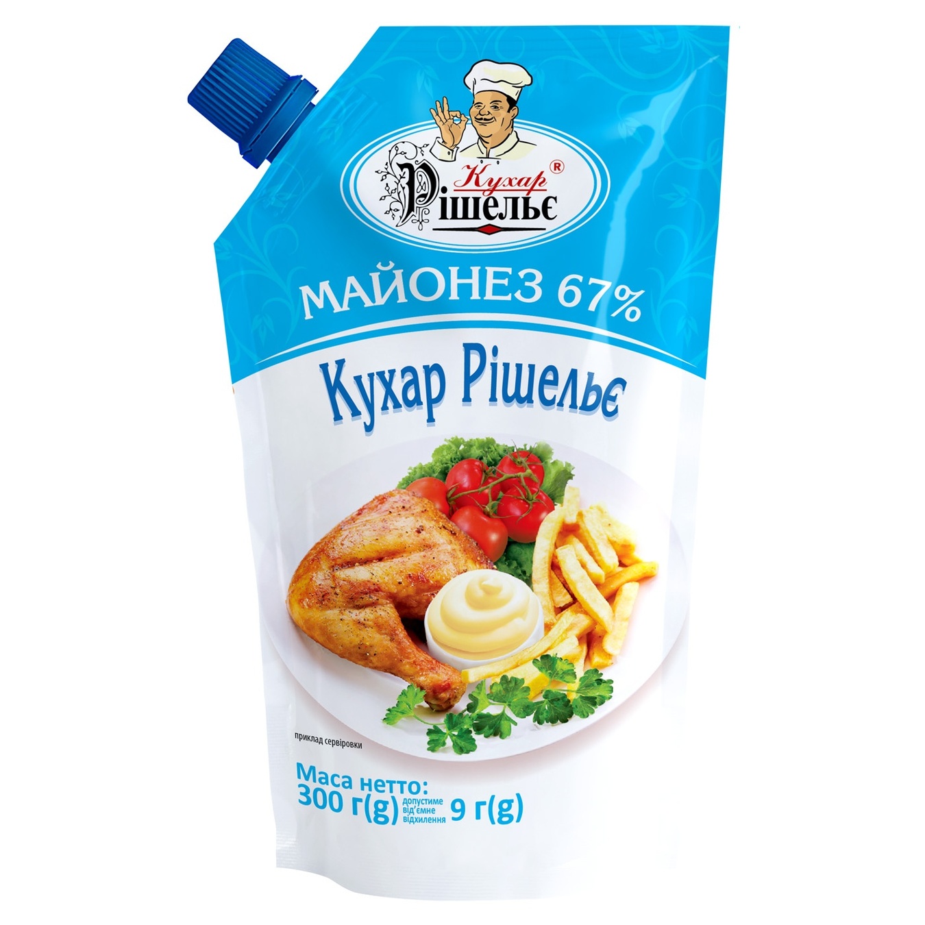 

Майонез Кухар Рішельє 67% 300г