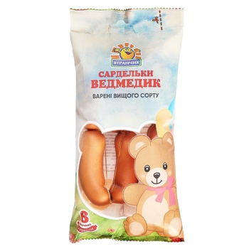 Yatranchik Teddy Bear Boiled Sausages Top Grade - buy, prices for Auchan - photo 1