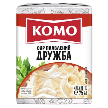 Сир Комо Дружба плавлений 40% 75г