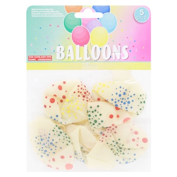 Koopman Polka Dot Air Balloons 30cm 5pcs