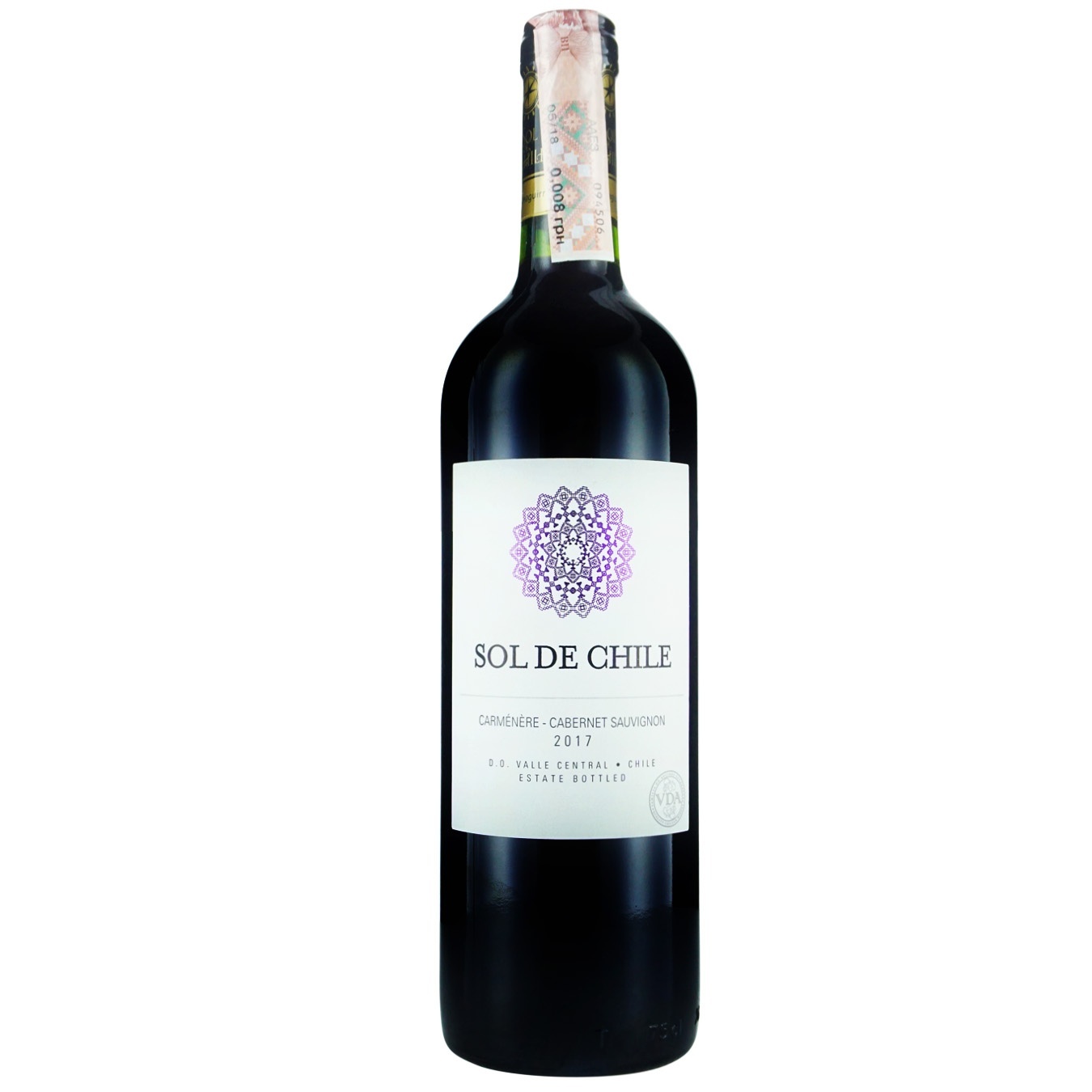 

Вино Sol De Chile Carmenere Cabernet Sauvignon красное сухое 13% 0,75л