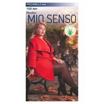 Колготки жіночі Mio Senso Picadilly PlusSize 100ден р.5 grey - купити, ціни на - фото 1