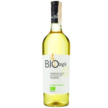 Вино BIOlogic Terre Di Chieti Pecorino біле сухе 13% 0,75л - купити, ціни на Auchan - фото 1