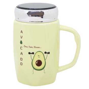 Ceramic Cup Avocado 450ml - buy, prices for - photo 2