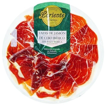 Loriente Iberico Cebo Raw-dried Jamon 80g - buy, prices for Auchan - photo 1