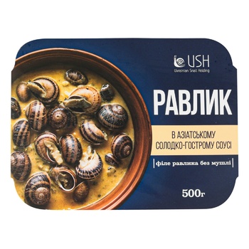 USH Snail Fillet without Shell in Asian Sweet and Spicy Sauce 500g - buy, prices for METRO - photo 1