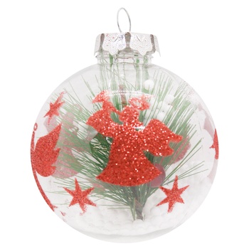 Stolyar Decoration Ball with Decor 8x10cm - buy, prices for MegaMarket - photo 1