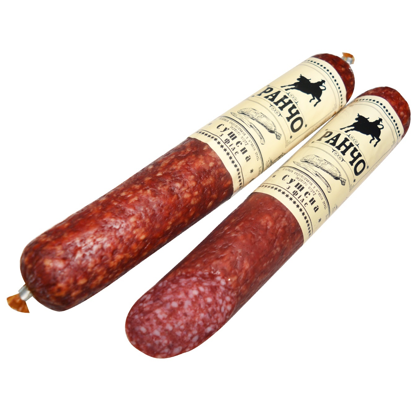 

Колбаса Ранчо Сушеная с филе сырокопченая 1/с 340г