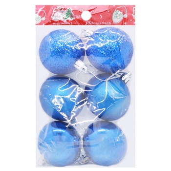 Zed Christmas Balls 6pcs in Assortment - buy, prices for EKO Market - photo 3