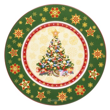 Тарілка Christmas Collection 26см - купити, ціни на МегаМаркет - фото 1