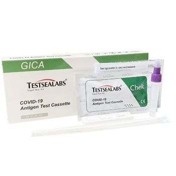 Testsealabs COVID-19 Antigen Test Cassette Rapid Test Kit - buy, prices for Auchan - photo 2