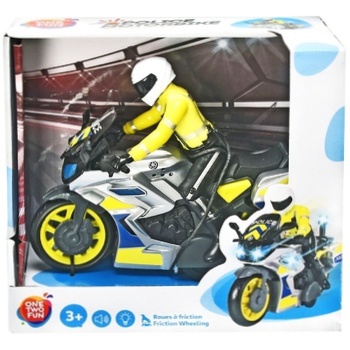 One two fun Motorcycle Toy with Light and Sound 17cm - buy, prices for - photo 2