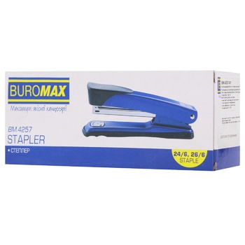 Buromax Metal Stapler to 30 sheets black - buy, prices for MegaMarket - photo 1