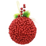 Stolyar Decoration Ball with Decor Red 10cm