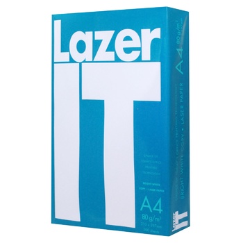 Папір Lazer IT А4 80г/м2 500арк