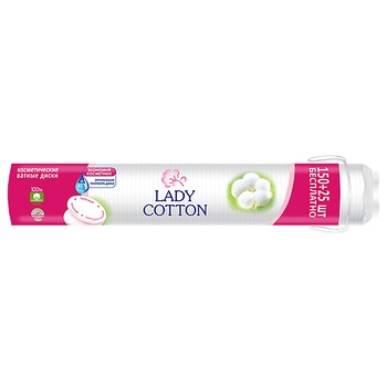 Lady Cotton Cosmetical Cotton Disсs 175pcs - buy, prices for Auchan - photo 1