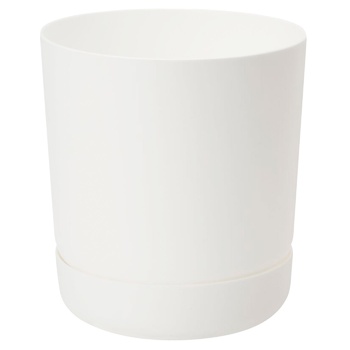 Form-Plastic Satina Pot 20cm White - buy, prices for - photo 1