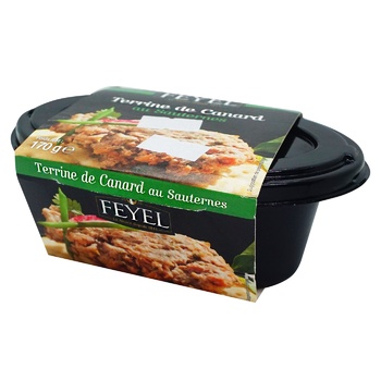 Feyel Duck Teryn with Sauterne Wine 170g - buy, prices for COSMOS - photo 1